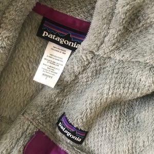 Patagonia women’s retool vest in grey/purple